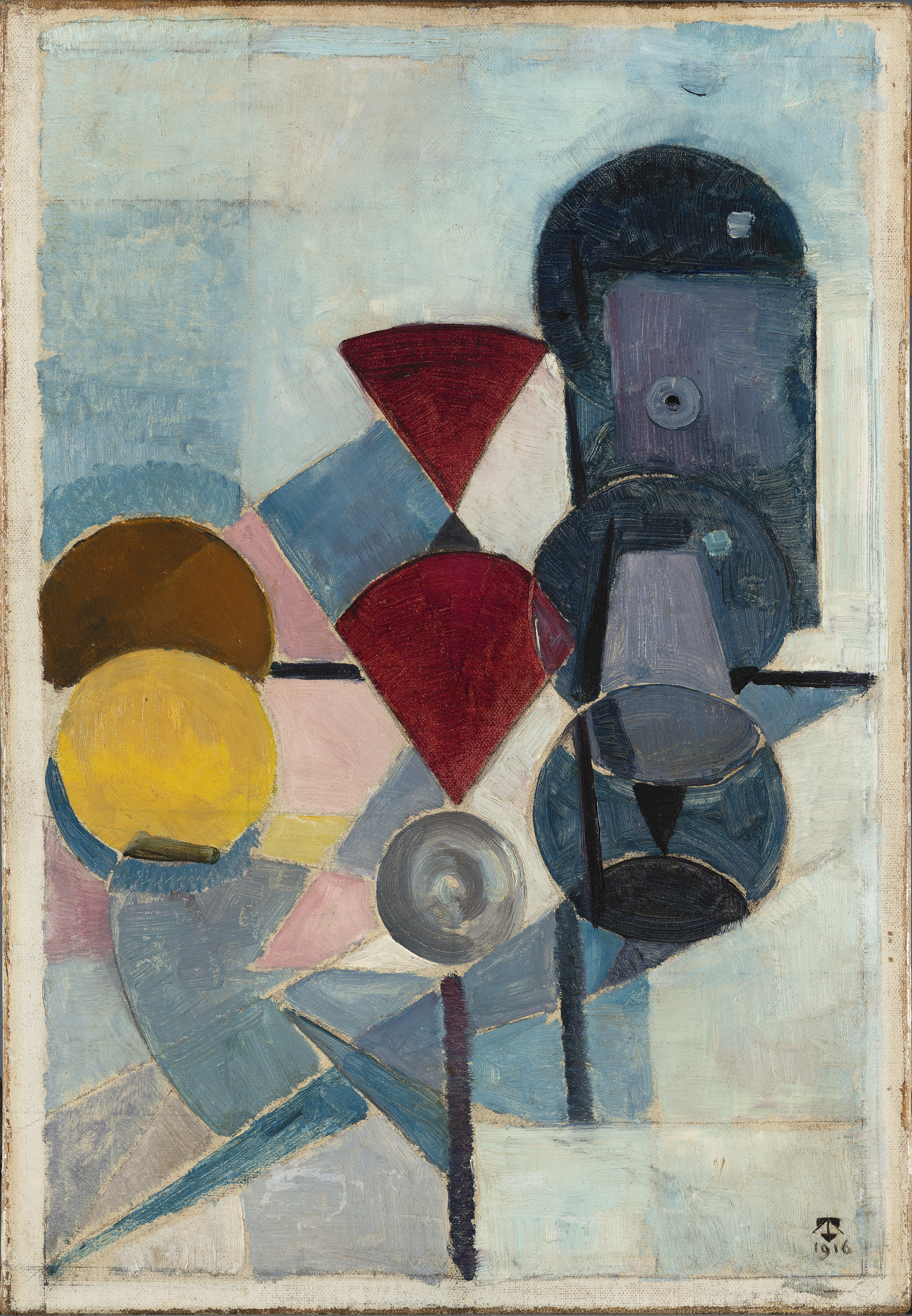 Composition II (Still Life) - Doesburg, Theo van. Museo Nacional